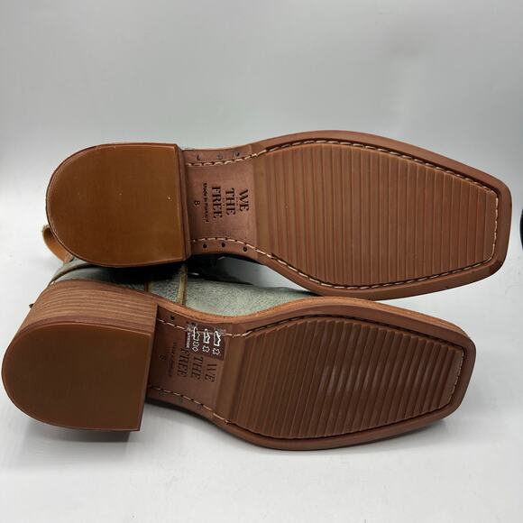 We The Free Women's Briggs Crop Rider Boots Green Size 8 NEW - Picture 5 of 9